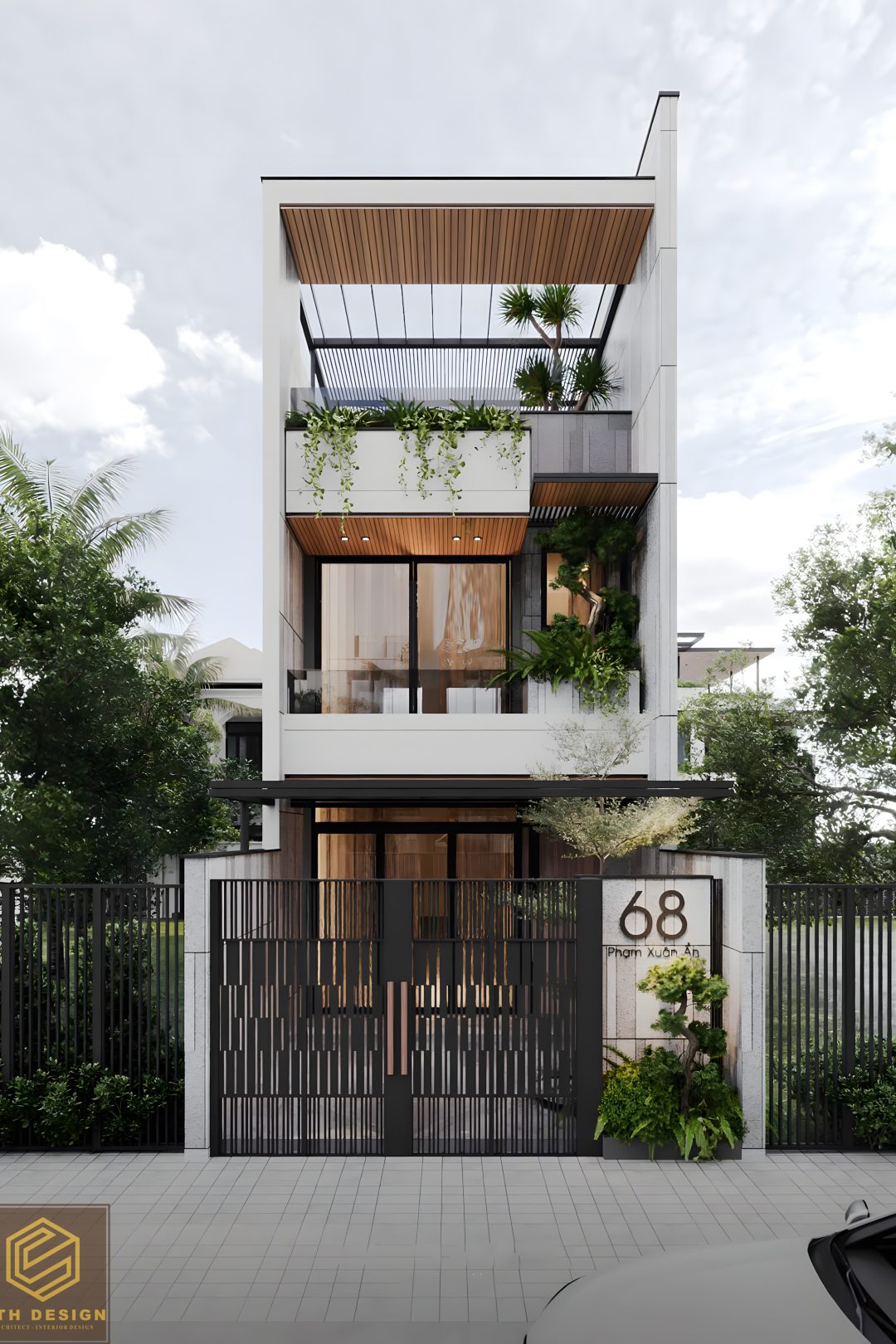 KIẾN TRÚC & NỘI THẤT – NGÔI NHÀ HIỆN ĐẠI 3 TẦNG